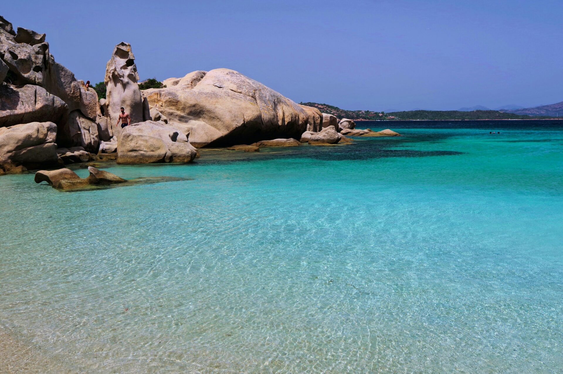a photo of Sardinia's turquoise waters